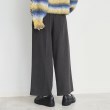 ザ ショップ ティーケー（ウィメン）(THE SHOP TK(Women))の【洗えるパンツ/あったかキレイ】メランジ起毛ワイドパンツ1