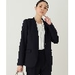 ザ ショップ ティーケー（ウィメン）(THE SHOP TK(Women))の【セレモニー/入卒/汚れが付きにくい/SETUP可】ダブルクロスノーカラージャケット/洗える18