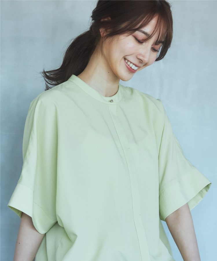 ザ ショップ ティーケー（ウィメン）(THE SHOP TK(Women))の【体型カバー/サスティナブル/洗濯機OK】ドルマンブラウス1