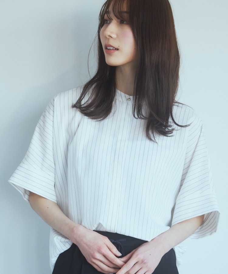ザ ショップ ティーケー（ウィメン）(THE SHOP TK(Women))の【体型カバー/サスティナブル/洗濯機OK】ドルマンブラウス8