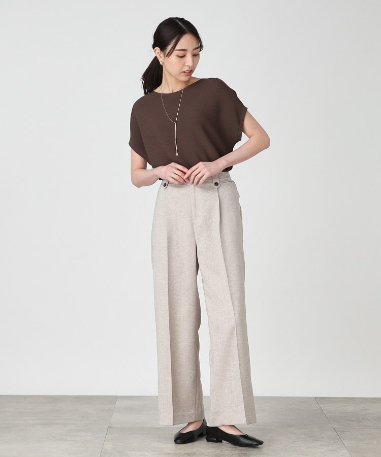ザ ショップ ティーケー（ウィメン）(THE SHOP TK(Women))の【UVケア/アンチピリング/さらさら/洗える/WEB限定有】美人フレンチニット49