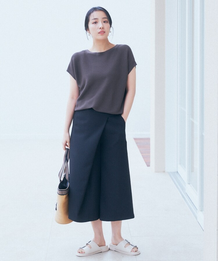 ザ ショップ ティーケー（ウィメン）(THE SHOP TK(Women))の【UVケア/アンチピリング/さらさら/洗える/WEB限定有】美人フレンチニット17