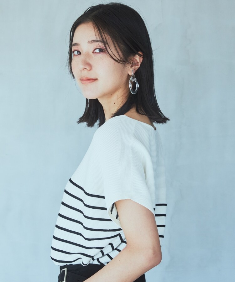 ザ ショップ ティーケー（ウィメン）(THE SHOP TK(Women))の【UVケア/アンチピリング/さらさら/洗える/WEB限定有】美人フレンチニット19