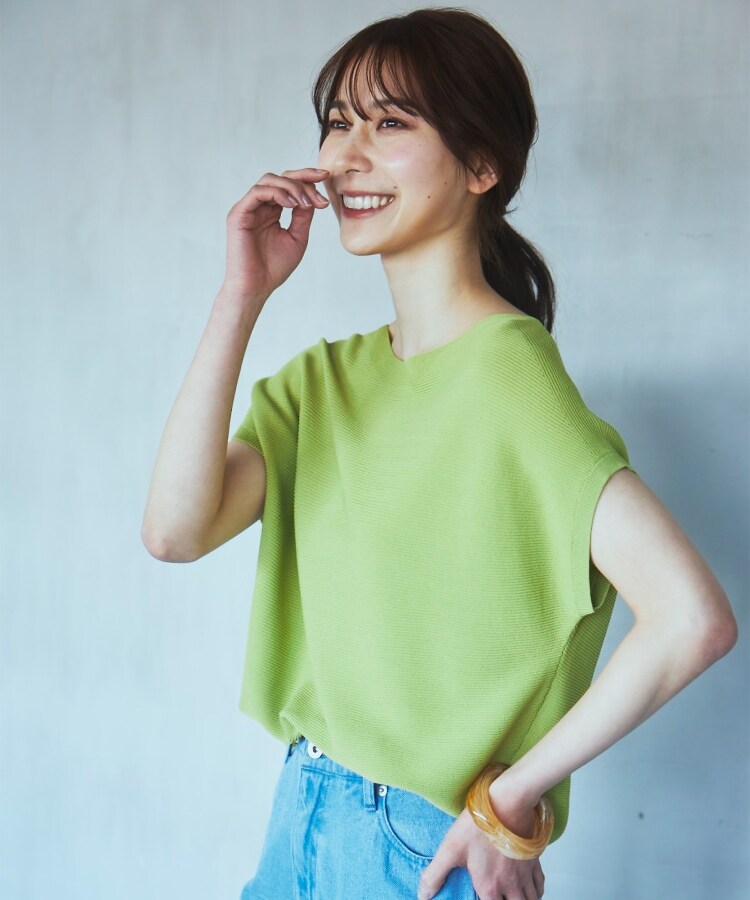 ザ ショップ ティーケー（ウィメン）(THE SHOP TK(Women))の【UVケア/アンチピリング/さらさら/洗える/WEB限定有】美人フレンチニット7