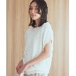 ザ ショップ ティーケー（ウィメン）(THE SHOP TK(Women))の【UVケア/アンチピリング/さらさら/洗える/WEB限定有】美人フレンチニット オフホワイト(003)