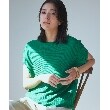 ザ ショップ ティーケー（ウィメン）(THE SHOP TK(Women))の【UVケア/アンチピリング/さらさら/洗える/WEB限定有】美人フレンチニット グリーン(022)