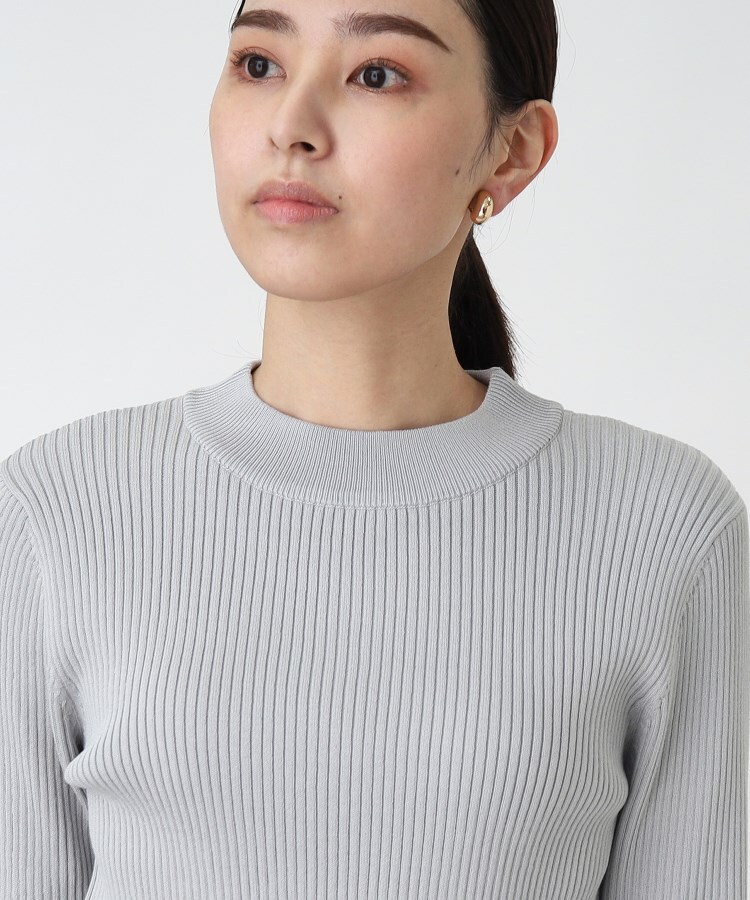 ザ ショップ ティーケー（ウィメン）(THE SHOP TK(Women))の袖ラメシアーリブニット【手洗い可】4