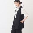 ザ ショップ ティーケー（ウィメン）(THE SHOP TK(Women))の【セットアップ可/環境に優しい】ツイルワッシャージレ/洗濯機OK18