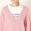 ザ ショップ ティーケー（ウィメン）(THE SHOP TK(Women))の深Vニットプルオーバー/洗濯機洗い可5