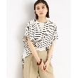 ザ ショップ ティーケー（ウィメン）(THE SHOP TK(Women))の【魅せる体形カバー服】さらさらフレア袖Tシャツ/手洗い可 アイボリー(304)