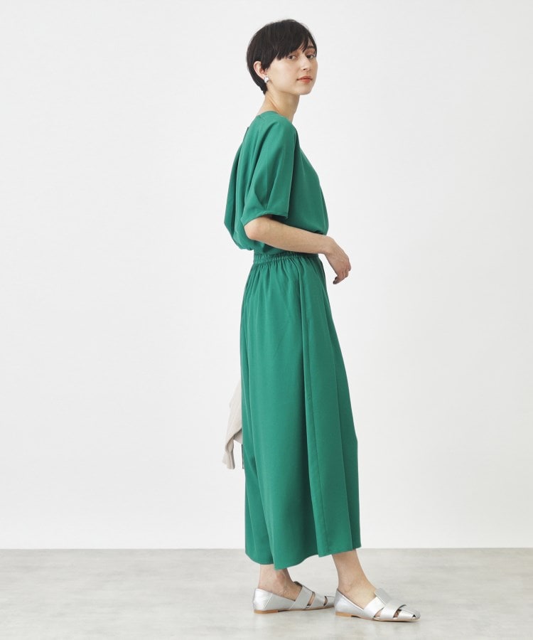 ザ ショップ ティーケー（ウィメン）(THE SHOP TK(Women))の【セットアイテム】ブラウス&フレアパンツ/洗濯機OK35