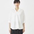 ザ ショップ ティーケー（ウィメン）(THE SHOP TK(Women))の【魅せる体型カバー服】6分袖バックデザインシャツ/洗える1