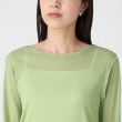 ザ ショップ ティーケー（ウィメン）(THE SHOP TK(Women))のシアー配色プルオーバー【手洗い可】5