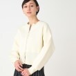 ザ ショップ ティーケー（ウィメン）(THE SHOP TK(Women))の【ダブルジップ】スポンディッシュカーデ/洗濯機OK アイボリー(004)