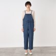 ザ ショップ ティーケー（ウィメン）(THE SHOP TK(Women))のレスウォーターデニムサロペット【洗濯機OK】4