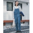 ザ ショップ ティーケー（ウィメン）(THE SHOP TK(Women))のレスウォーターデニムサロペット【洗濯機OK】2