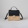 ザ ショップ ティーケー（ウィメン）(THE SHOP TK(Women))のラタンかごバッグ ブラック(019)