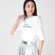 ザ ショップ ティーケー（ウィメン）(THE SHOP TK(Women))の【オーガニックコットン】刺繍ロゴTシャツ/洗濯機OK20