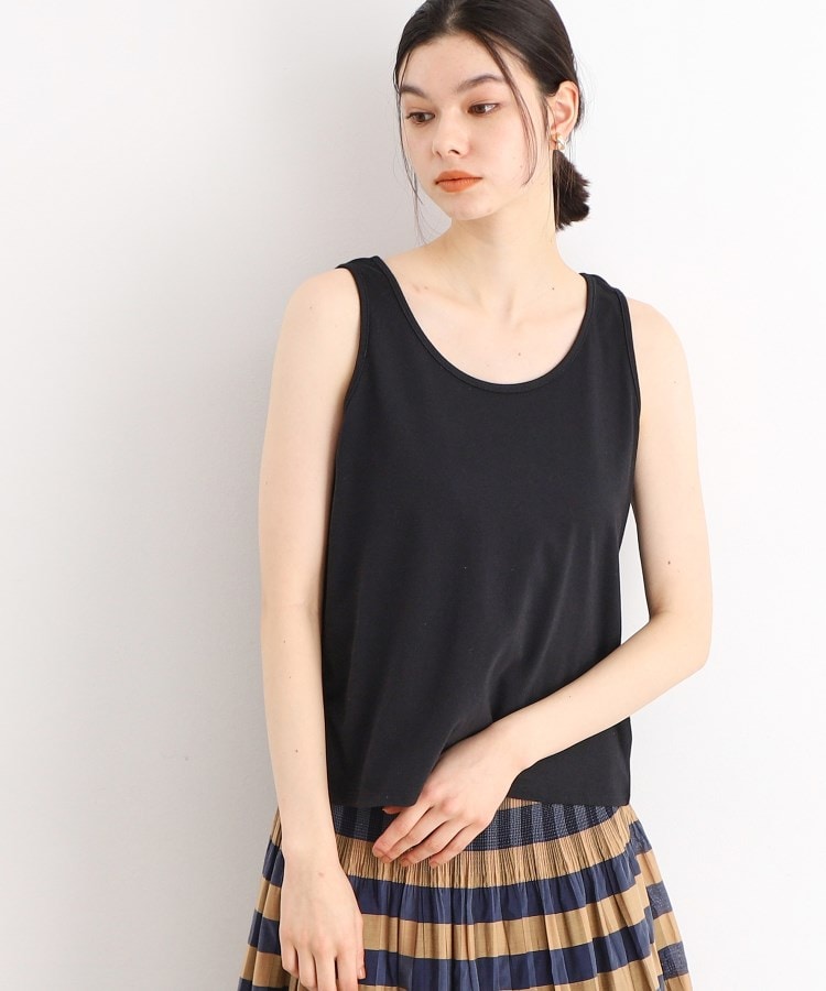2点セット】メッシュニット×タンクトップ/洗濯機OK(トップス+ 2点セット】メッシュニット×タンクトップ/洗濯機OK(トップス+