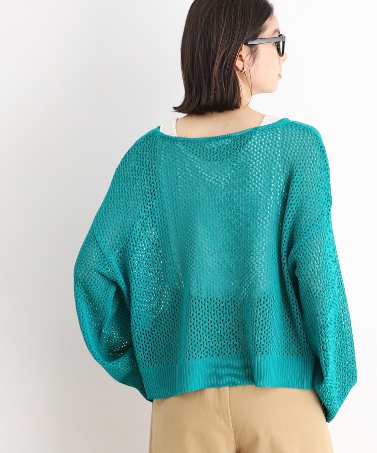 2点セット】メッシュニット×タンクトップ/洗濯機OK(トップス+ 2点セット】メッシュニット×タンクトップ/洗濯機OK(トップス+