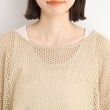 ザ ショップ ティーケー（ウィメン）(THE SHOP TK(Women))の【2点セット】メッシュニット×タンクトップ/洗濯機OK8