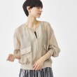 ザ ショップ ティーケー（ウィメン）(THE SHOP TK(Women))の【程よい透け感】シアーブルゾン/洗える17