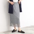 ザ ショップ ティーケー（ウィメン）(THE SHOP TK(Women))のシャイニーナロースカート【洗える】17