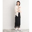 ザ ショップ ティーケー（ウィメン）(THE SHOP TK(Women))のシャイニーナロースカート【洗える】3