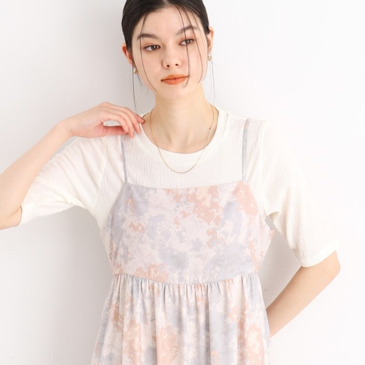 ザ ショップ ティーケー（ウィメン）(THE SHOP TK(Women))の【腕周りカバー】ぽこぽこTシャツ/洗濯機OK カットソー