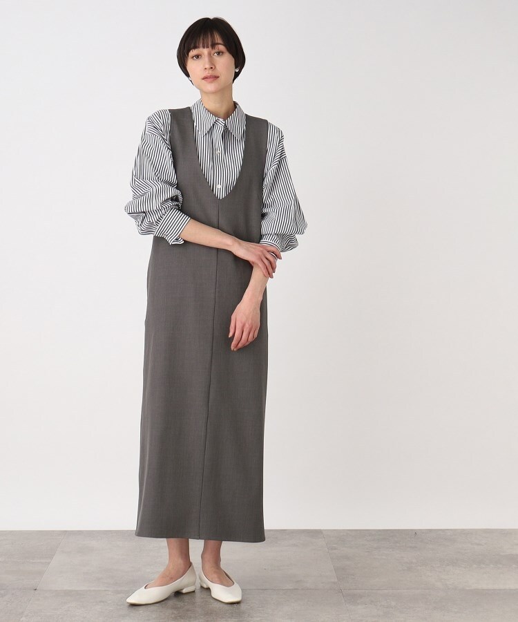 ザ ショップ ティーケー（ウィメン）(THE SHOP TK(Women))のバッククロスジャンスカ/洗濯機OK18