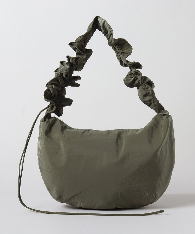 ザ ショップ ティーケー（ウィメン）(THE SHOP TK(Women))の【軽量】シャカシャカムーンショルダーバッグ カーキ(027)