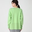 ザ ショップ ティーケー（ウィメン）(THE SHOP TK(Women))のキーネックミドル丈カーデ【手洗い可】5