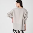 ザ ショップ ティーケー（ウィメン）(THE SHOP TK(Women))のキーネックミドル丈カーデ【手洗い可】10