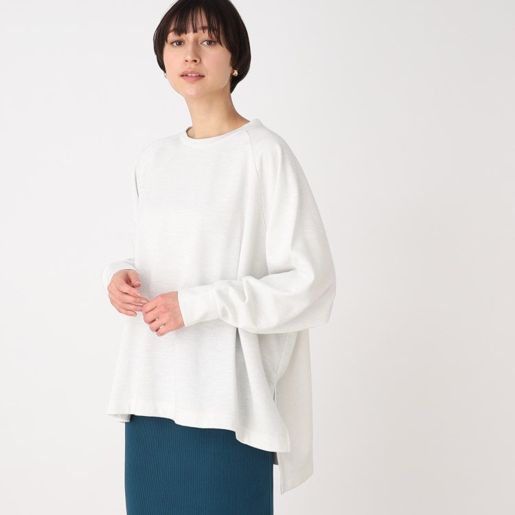 訳アリ【新品】ラメ裏毛 クロップド プルオーバー レディース