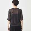 ザ ショップ ティーケー（ウィメン）(THE SHOP TK(Women))の【ドライタッチ/程よい透け感】ロゴシアーニット/洗える3