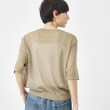 ザ ショップ ティーケー（ウィメン）(THE SHOP TK(Women))の【ドライタッチ/程よい透け感】ロゴシアーニット/洗える8