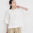 ザ ショップ ティーケー（ウィメン）(THE SHOP TK(Women))のぽこぽこ袖タックプルオーバー【洗濯機OK】26