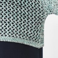 セットアイテム】メッシュニット×ワンピース(マキシ・ロング セットアイテム】メッシュニット×ワンピース(マキシ・ロング