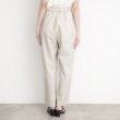 ザ ショップ ティーケー（ウィメン）(THE SHOP TK(Women))の【脚長・美シルエット】麻調ハイウエストタックパンツ／洗濯機OK9