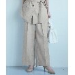 ザ ショップ ティーケー（ウィメン）(THE SHOP TK(Women))の【セットアップ可】上品美脚ワイドパンツ/洗濯機OK3