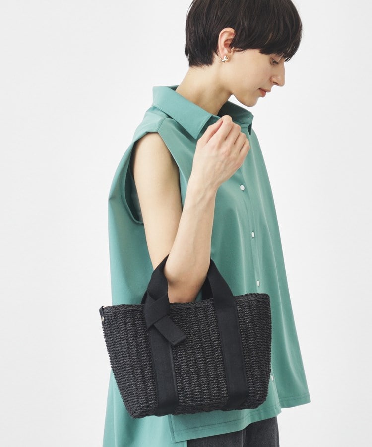 2WAYショルダー付】アソートカラーカゴバッグ(ショルダーバッグ 2WAYショルダー付】アソートカラーカゴバッグ(ショルダーバッグ