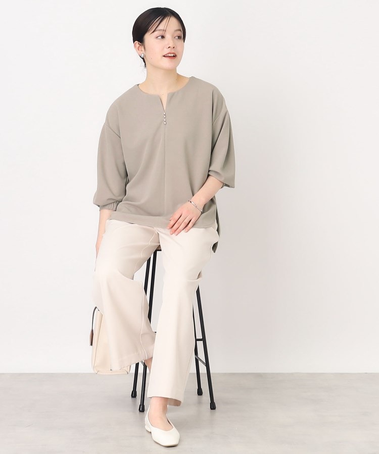 ザ ショップ ティーケー（ウィメン）(THE SHOP TK(Women))のキーネックスキッパー【洗濯機OK】13