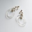 ザ ショップ ティーケー（ウィメン）(THE SHOP TK(Women))の【Nerine】クリアオーバルイヤリング ゴールド(007)