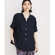 ザ ショップ ティーケー（ウィメン）(THE SHOP TK(Women))の【魅せる体形カバー服】Wポケット6分袖シャツ/洗える20