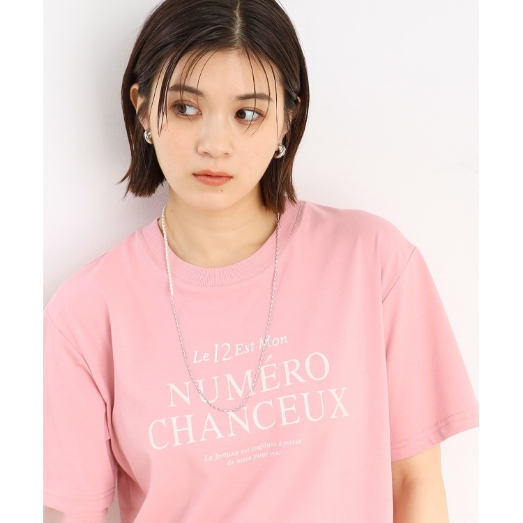 ザ ショップ ティーケー（ウィメン）(THE SHOP TK(Women))の【ヒルナンデス！で紹介】サスティナブルロゴアソートプリントTEE Ｔシャツ