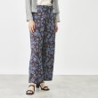 ザ ショップ ティーケー（ウィメン）(THE SHOP TK(Women))のプリントウエストゴムパンツ【洗濯機OK】 ブルー(192)