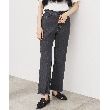 ザ ショップ ティーケー（ウィメン）(THE SHOP TK(Women))の【美脚/環境に優しい】レスウォーターフレアデニム/洗濯機OK チャコールグレー(014)