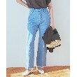 ザ ショップ ティーケー（ウィメン）(THE SHOP TK(Women))の【美脚/環境に優しい】レスウォーターフレアデニム/洗濯機OK ブルー(091)