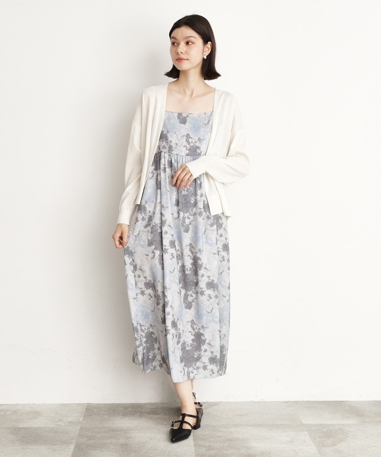 ザ ショップ ティーケー（ウィメン）(THE SHOP TK(Women))の【冷房対策】さらりと羽織る麻調カーデ/洗濯機OK4