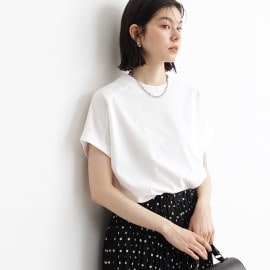 ザ ショップ ティーケー（ウィメン）(THE SHOP TK(Women))の【UV/接触冷感/洗濯OK/毛玉になりにくい】サスティナブルフレンチプルオーバー